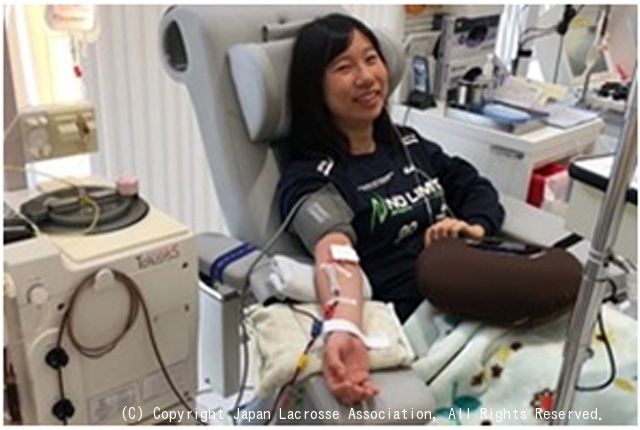 第22回ラクロス献血推進キャンペーン（北海道地区）