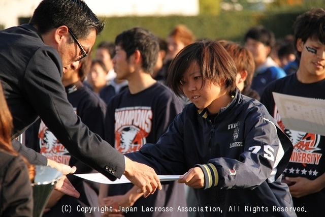 女子優勝・関西学院大学