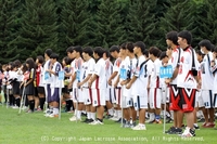 8月13日　第23回北海道学生ラクロスリーグ戦・開会式